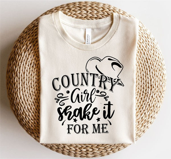 Country Girl Shake It For Me Boutique Tee