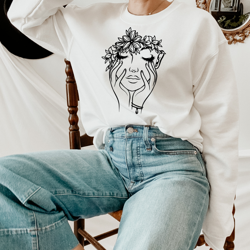 Flower Girl Crew neck